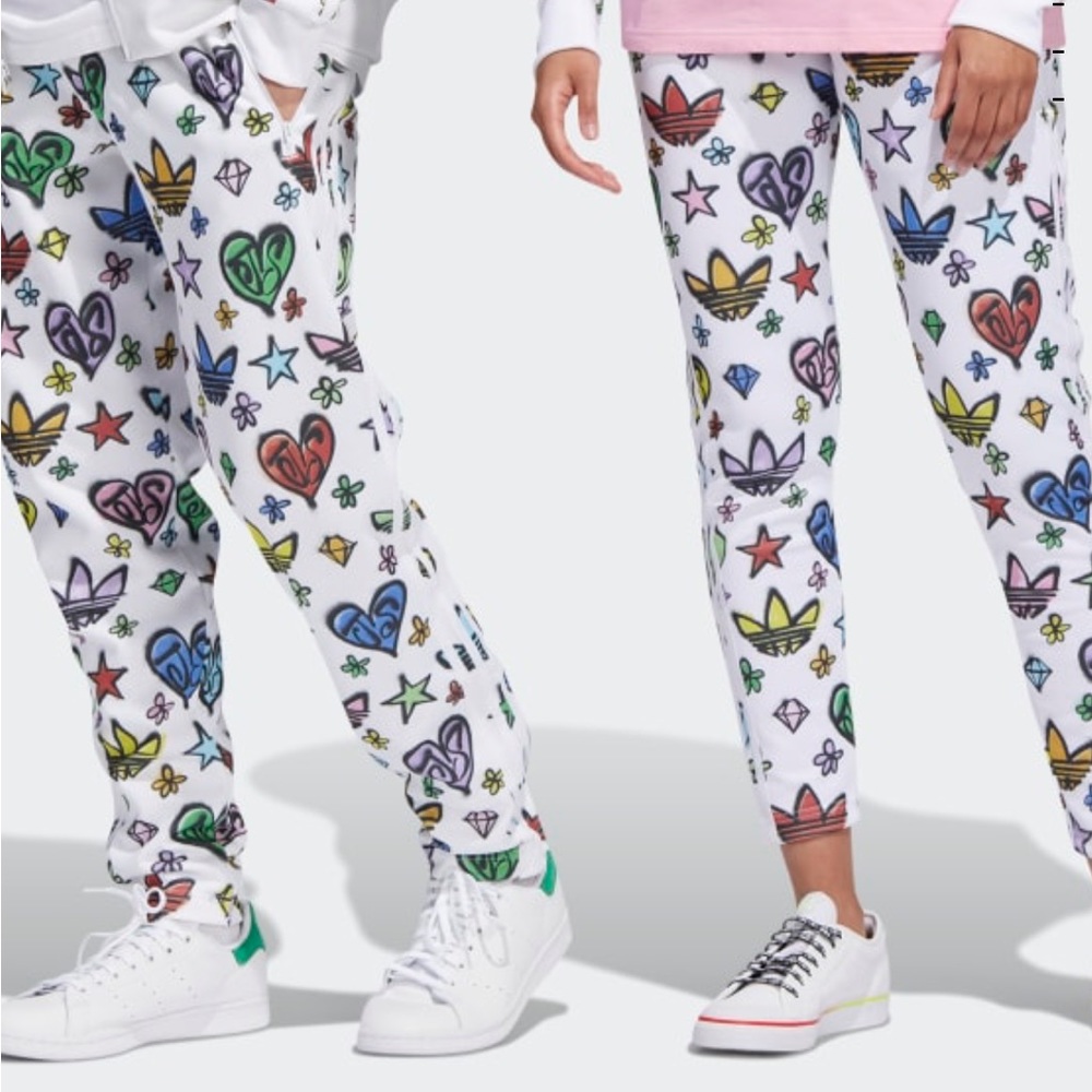 Jeremy Scott Adidas Monogram Firebird Track Pants